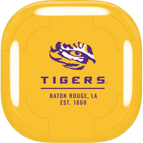 Louisiana State University - LSU Tigers Baton Rouge Yellow Galaxy Buds Live Skin