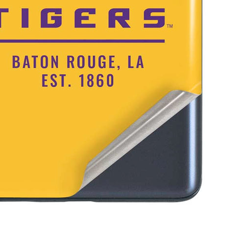 Louisiana State University - LSU Tigers Baton Rouge Yellow Galaxy S20 Fan Edition Skin