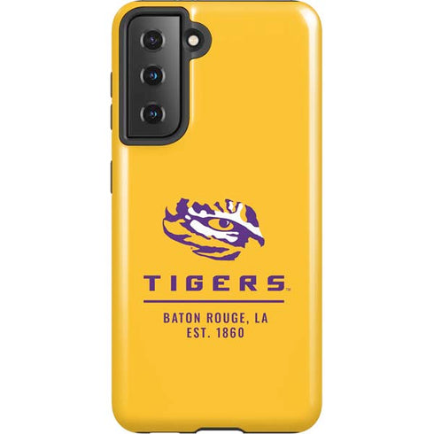 LSU Tigers Baton Rouge Yellow Galaxy S21 5G Pro Case