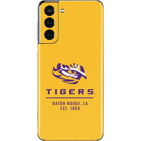 Louisiana State University - LSU Tigers Baton Rouge Yellow Galaxy S21 5G Skin