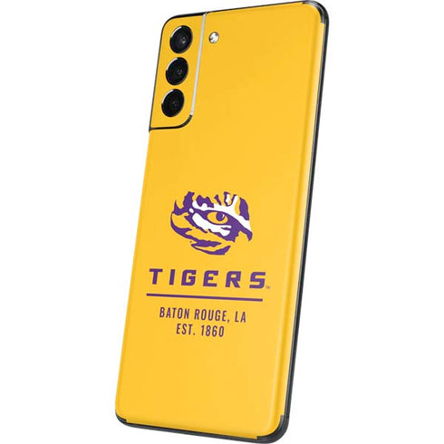 Louisiana State University - LSU Tigers Baton Rouge Yellow Galaxy S21 5G Skin