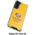 Louisiana State University - LSU Tigers Baton Rouge Yellow Galaxy S21 Plus 5G Clear Case