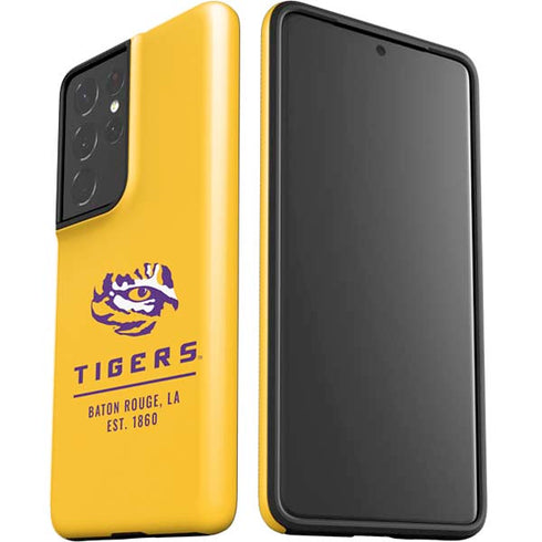LSU Tigers Baton Rouge Yellow Galaxy S21 Ultra 5G Pro Case