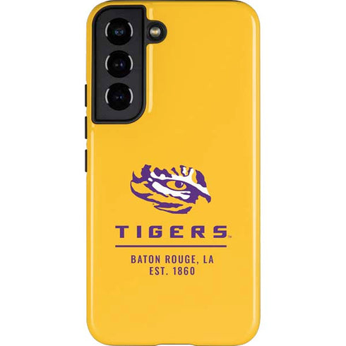 LSU Tigers Baton Rouge Yellow Galaxy S22 Pro Case