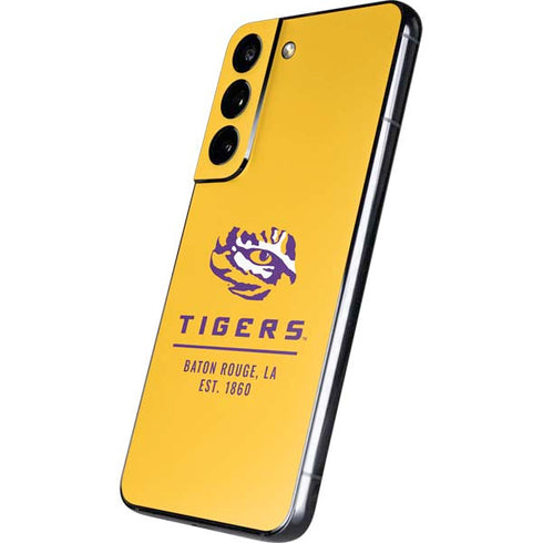 Louisiana State University - LSU Tigers Baton Rouge Yellow Galaxy S22 Skin