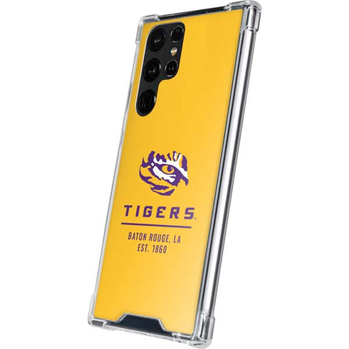 Louisiana State University - LSU Tigers Baton Rouge Yellow Galaxy S22 Ultra Clear Case