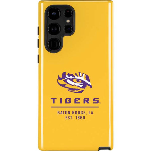 LSU Tigers Baton Rouge Yellow Galaxy S22 Ultra Pro Case