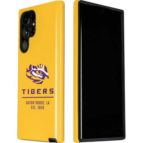 LSU Tigers Baton Rouge Yellow Galaxy S22 Ultra Pro Case