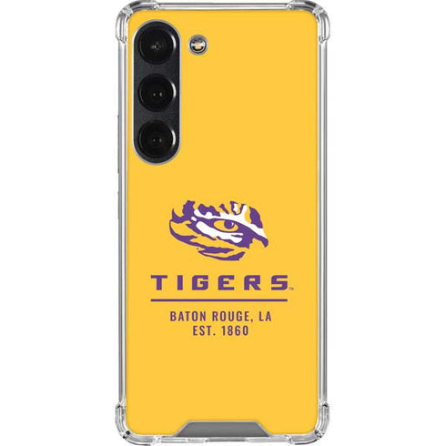 Louisiana State University - LSU Tigers Baton Rouge Yellow Galaxy S23 Clear Case