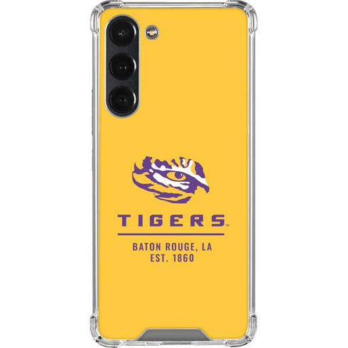 Louisiana State University - LSU Tigers Baton Rouge Yellow Galaxy S23 Plus Clear Case