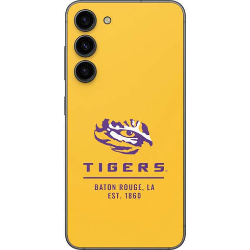 Louisiana State University - LSU Tigers Baton Rouge Yellow Galaxy S23 Plus Skin