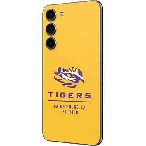 Louisiana State University - LSU Tigers Baton Rouge Yellow Galaxy S23 Plus Skin