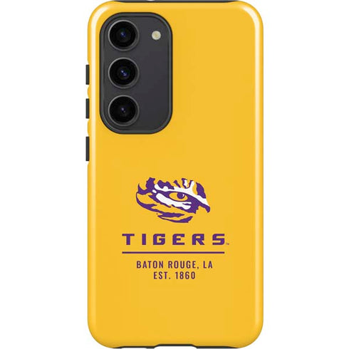 LSU Tigers Baton Rouge Yellow Galaxy S23 Pro Case