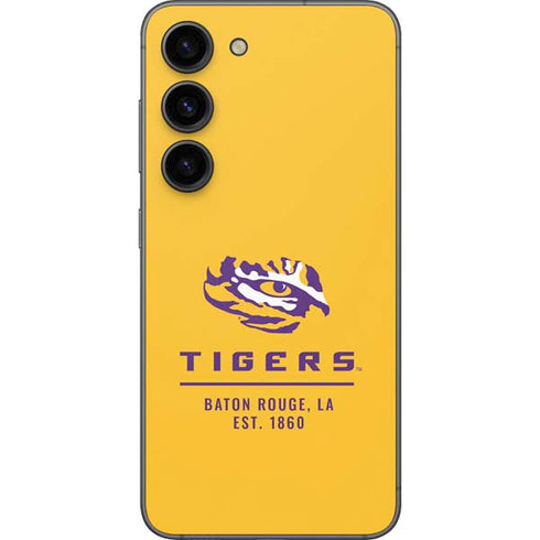Louisiana State University - LSU Tigers Baton Rouge Yellow Galaxy S23 Skin