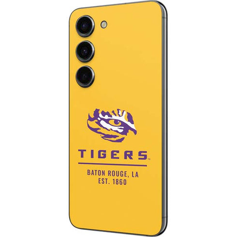 Louisiana State University - LSU Tigers Baton Rouge Yellow Galaxy S23 Skin