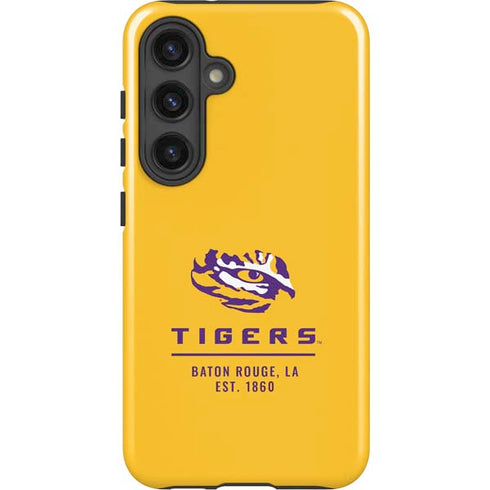 LSU Tigers Baton Rouge Yellow Galaxy S25 Impact Case