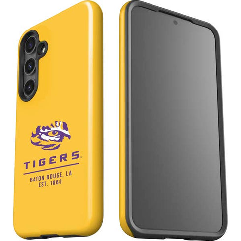 LSU Tigers Baton Rouge Yellow Galaxy S25 Plus Impact Case