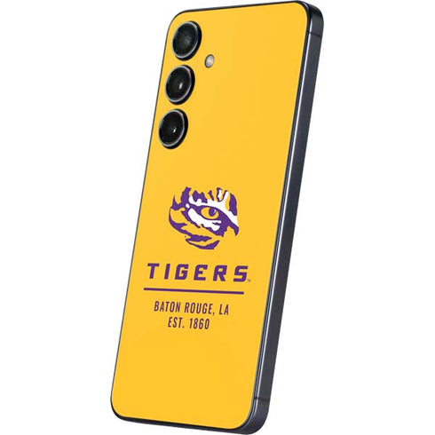 LSU Tigers Baton Rouge Yellow Galaxy S25 Plus Skin