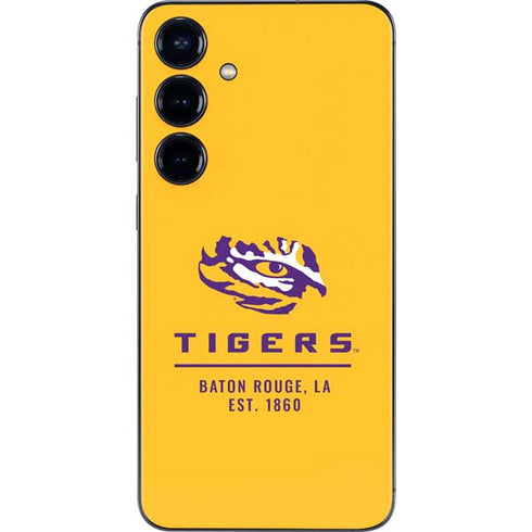 LSU Tigers Baton Rouge Yellow Galaxy S24 Skin