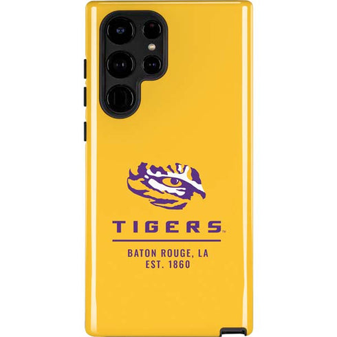LSU Tigers Baton Rouge Yellow Galaxy S25 Ultra Impact Case