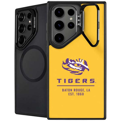 LSU Tigers Baton Rouge Yellow Galaxy S24 Ultra Kickstand Case