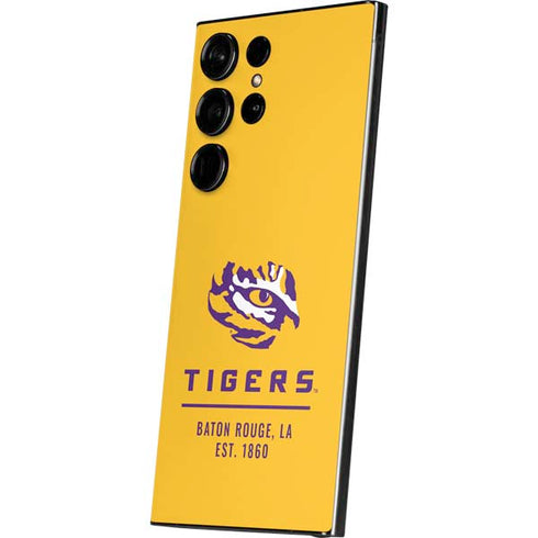 LSU Tigers Baton Rouge Yellow Galaxy S24 Ultra Skin