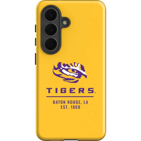 LSU Tigers Baton Rouge Yellow Galaxy S26 Impact Case