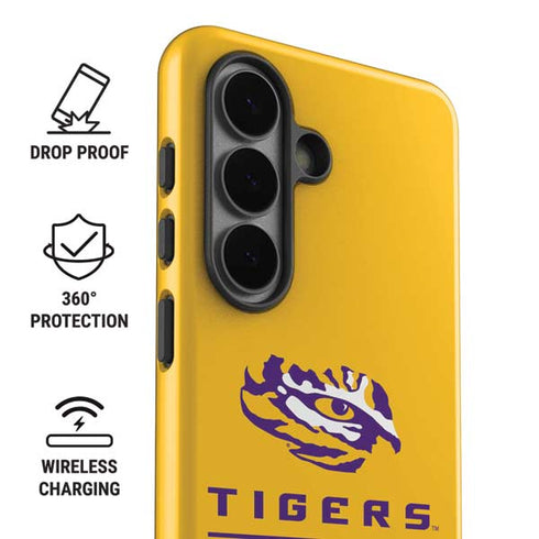 LSU Tigers Baton Rouge Yellow Galaxy S26 Plus Impact Case