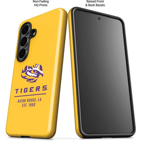 LSU Tigers Baton Rouge Yellow Galaxy S26 Plus Impact Case