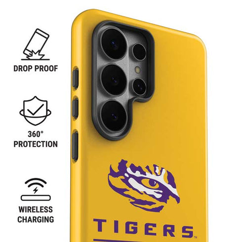 LSU Tigers Baton Rouge Yellow Galaxy S26 Ultra Impact Case