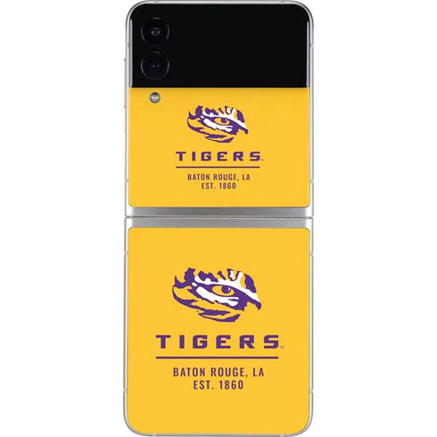 Louisiana State University - LSU Tigers Baton Rouge Yellow Galaxy Z Flip4 5G Skin
