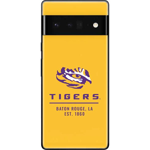 Louisiana State University - LSU Tigers Baton Rouge Yellow Google Pixel 6 Pro Skin