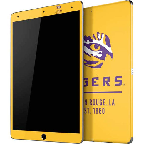 LSU Tigers Baton Rouge Yellow iPad Skins