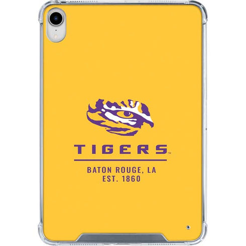 LSU Tigers Baton Rouge Yellow iPad 11th Gen (2025) Clear Case