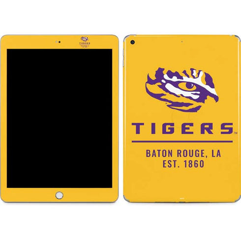 LSU Tigers Baton Rouge Yellow Apple iPad Skin