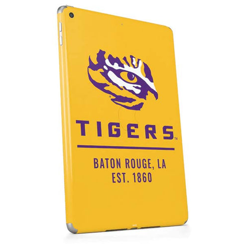 LSU Tigers Baton Rouge Yellow Apple iPad Skin