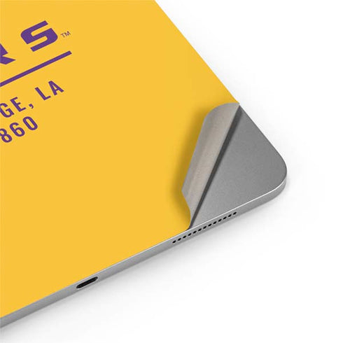 LSU Tigers Baton Rouge Yellow Apple iPad Air Skin