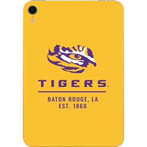 LSU Tigers Baton Rouge Yellow Apple iPad Mini Skin