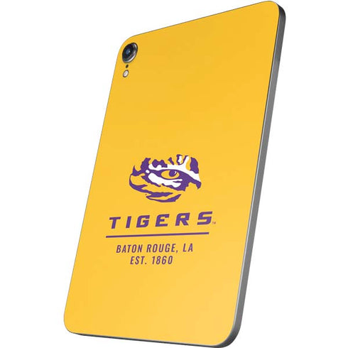 LSU Tigers Baton Rouge Yellow Apple iPad Mini Skin