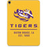 LSU Tigers Baton Rouge Yellow Apple iPad Pro Skin