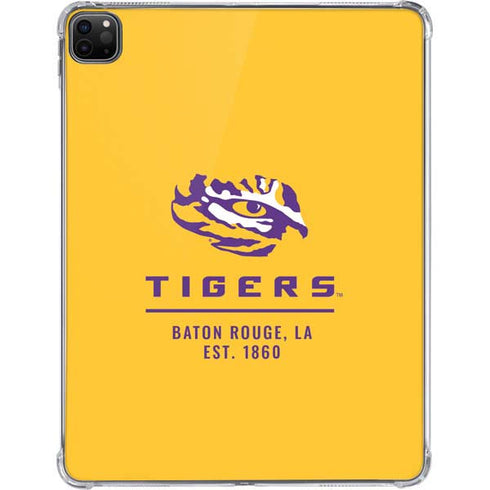 LSU Tigers Baton Rouge Yellow iPad Pro 11in (2024) Clear Case
