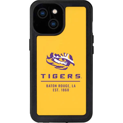 Louisiana State University - LSU Tigers Baton Rouge Yellow iPhone 13 Mini Waterproof Case