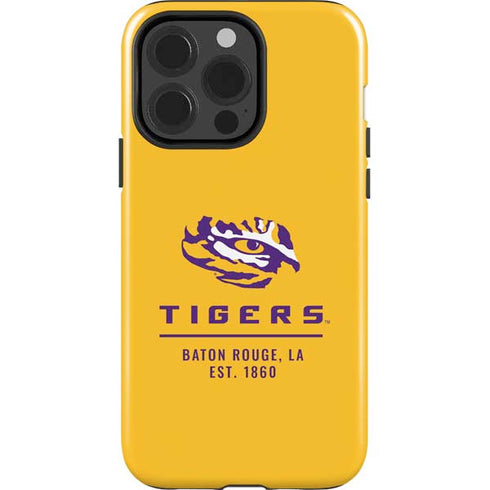 LSU Tigers Baton Rouge Yellow iPhone 13 Pro Impact Case
