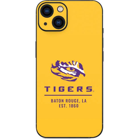 LSU Tigers Baton Rouge Yellow iPhone Skins