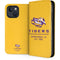 LSU Tigers Baton Rouge Yellow iPhone 15 Plus Folio Case