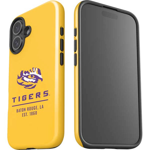 LSU Tigers Baton Rouge Yellow iPhone 16 Impact Case