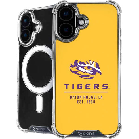 LSU Tigers Baton Rouge Yellow iPhone 16 MagSafe Case