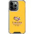 LSU Tigers Baton Rouge Yellow iPhone 16 Pro Clear Case