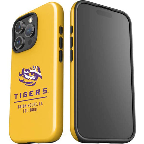LSU Tigers Baton Rouge Yellow iPhone 16 Pro Max Impact Case