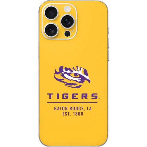 LSU Tigers Baton Rouge Yellow iPhone 16 Pro Max Skin